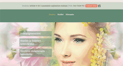 Desktop Screenshot of kauneushoitolacapris.fi
